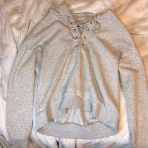 cropped hoodie